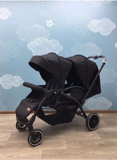 Kidilo Stroller for Twins Kidillo LB200 Double , Black  - Image 1