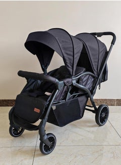 Kidilo Stroller for Twins Kidillo LB200 Double , Black  - Image 3