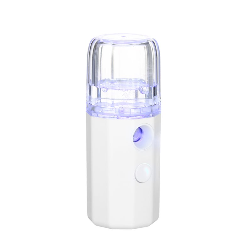 Nano Sprayer 35ml White Portable Mist - Deep Skin Penetration Auto Off Rechargeable Design for Makeup Prep Sensitive Skin Home Work Travel - Image 4