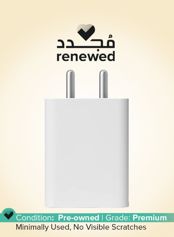 Google Renewed - 30W  5A USB-C Power Adaptor White - Image 1