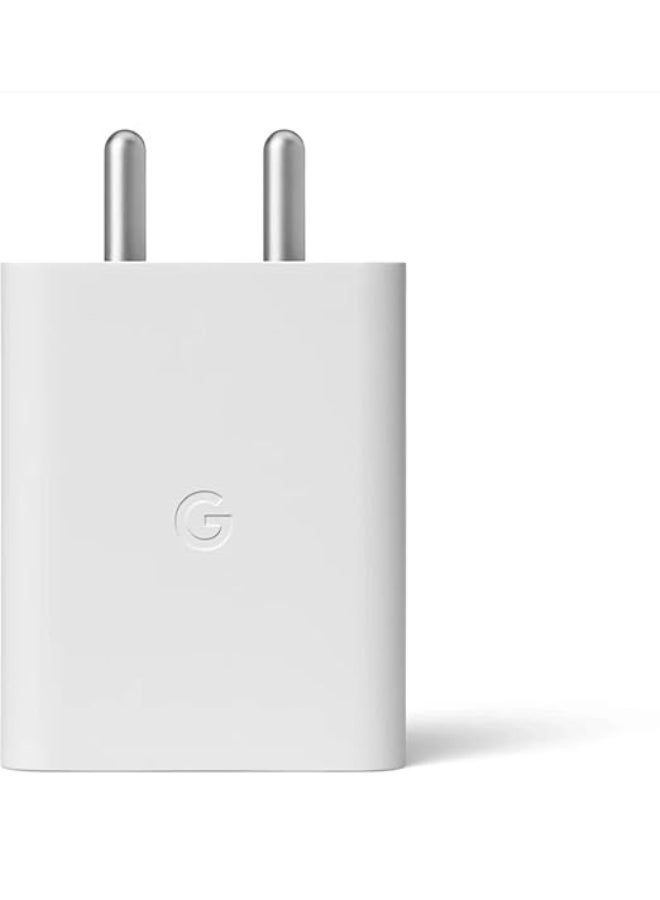 Google Renewed - 30W  5A USB-C Power Adaptor White - Image 5
