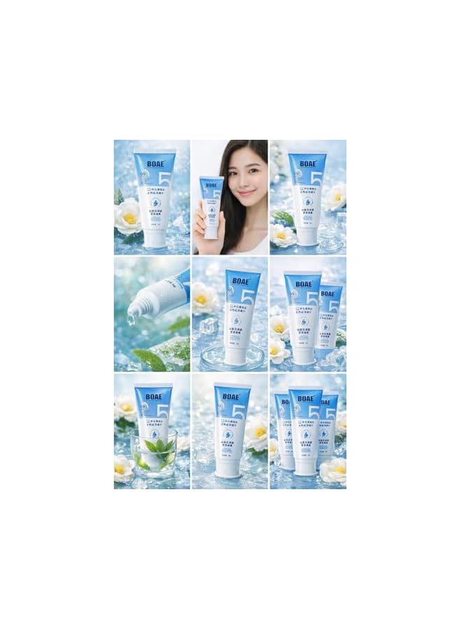 BOAE Tongue Cleaner Gel, 50g, 3 Flavors Available (Camellia, White Peach Flower, Mint) (Tongue Cleaner Gel Fresh Mint 50g) - Image 4