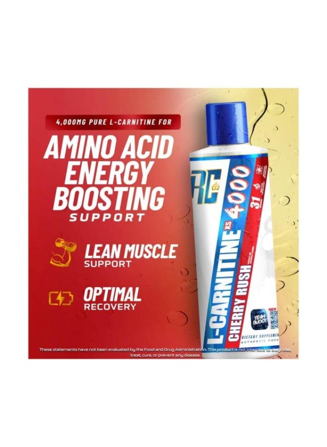 روني كولمان إل-كارنيتين 4000 إكس إس 473 مل بنكهة الكرز. - Image 3