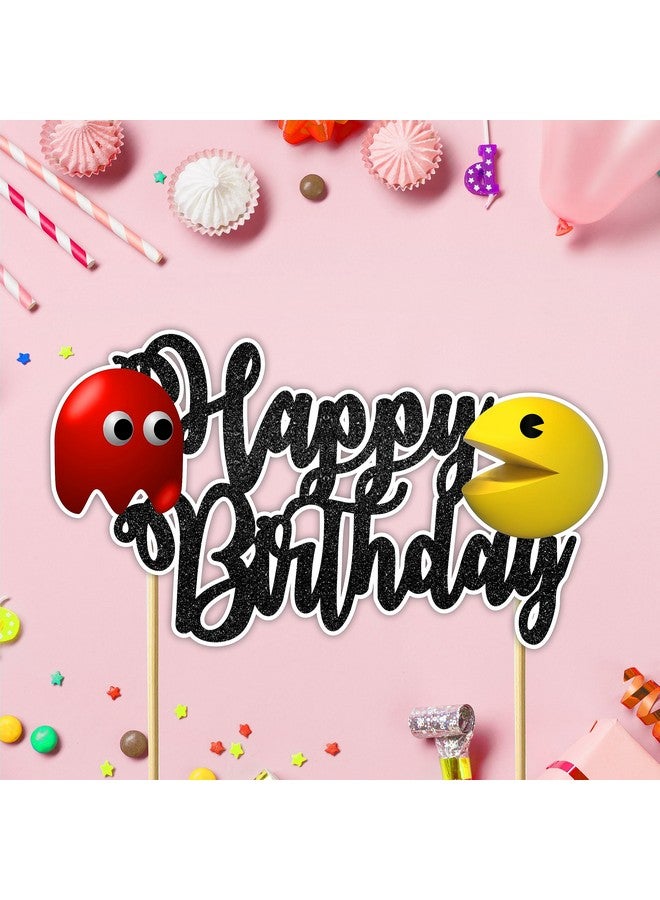 Seyal® Pacmn Ghost Happy Birthday Cake Topper - Image 3
