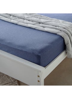 Home Box Lavish Triblend Melange Aouli Printed Cotton King Fitted Sheet 180 x 200 x 33 cm  - Image 2