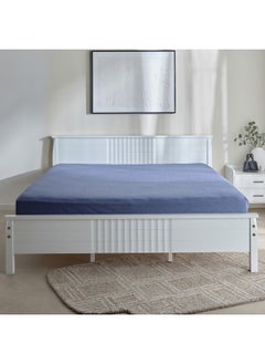 Home Box Lavish Triblend Melange Aouli Printed Cotton King Fitted Sheet 180 x 200 x 33 cm  - Image 3
