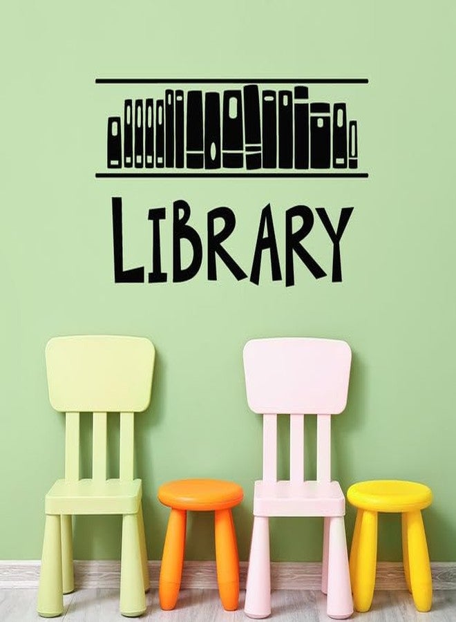 SnappySticker Student School Library Bookworm Vinyl Wall Art Decal Stickers Kitchen Décor, Size: 33 X 57 - Image 1