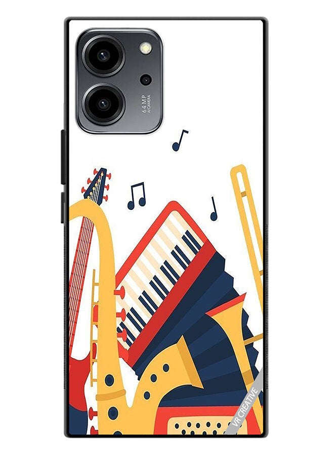 VR CREATIVE Protective Case Cover For Honor 80 SE Music Instruments Design Multicolour - Image 1