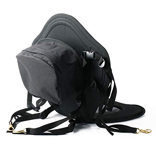 Leader Accessories Deluxe Kayak Seat SUP Seat Canoe Seat Boat Seat with Storage Bag(Gray) - Image 4