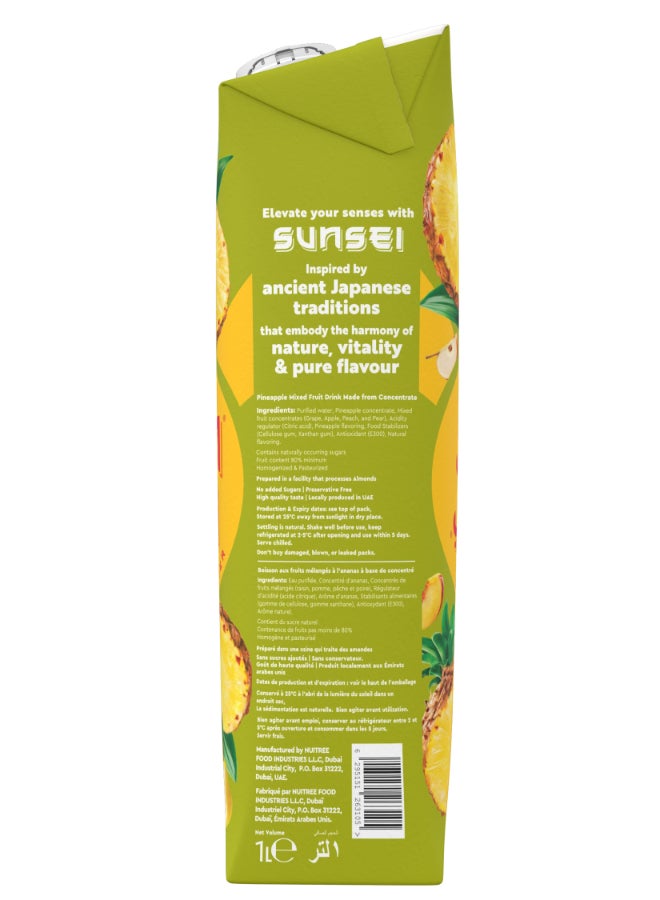 SunSei Pineapple Juice. No Added Sugar. No Preservatives. 1 Litre. - Image 4