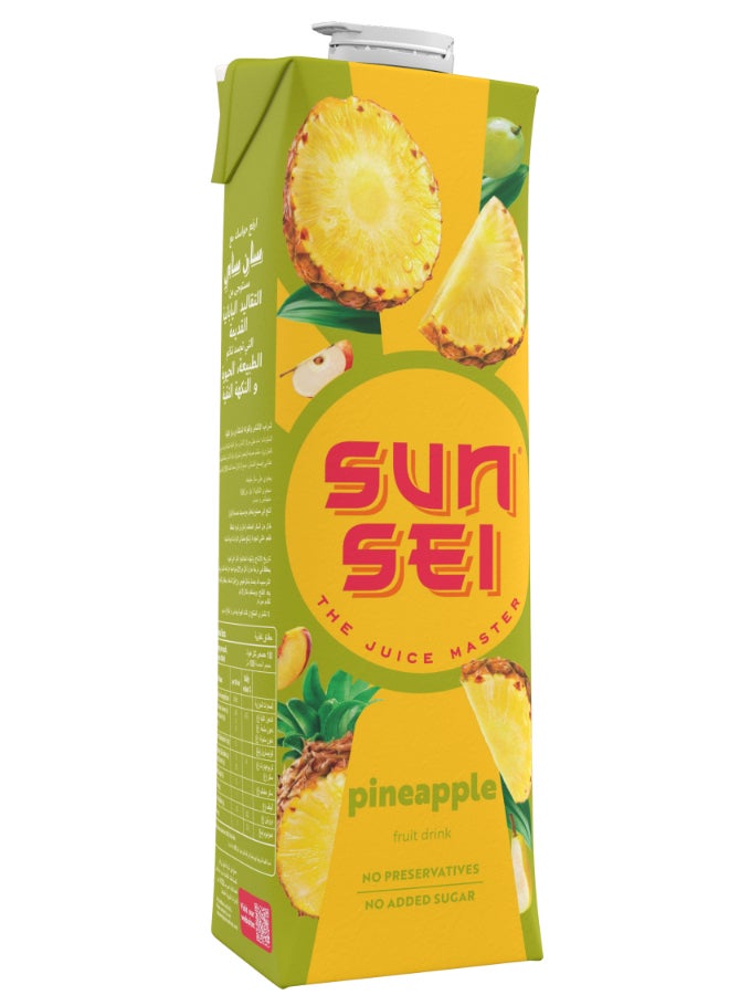 SunSei Pineapple Juice. No Added Sugar. No Preservatives. 1 Litre. - Image 2
