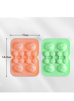 2 Pack Ice Cube Trays, Food Grade Silicone 3D Bear Shape Ice Cube Make, for Hockey, Coffee, Beer, Juice - pzsku/Z9AA816AEF8FCED1F6339Z/45/_/1734232256/5a88e99c-06d4-41ac-8496-17a3c07d01ab