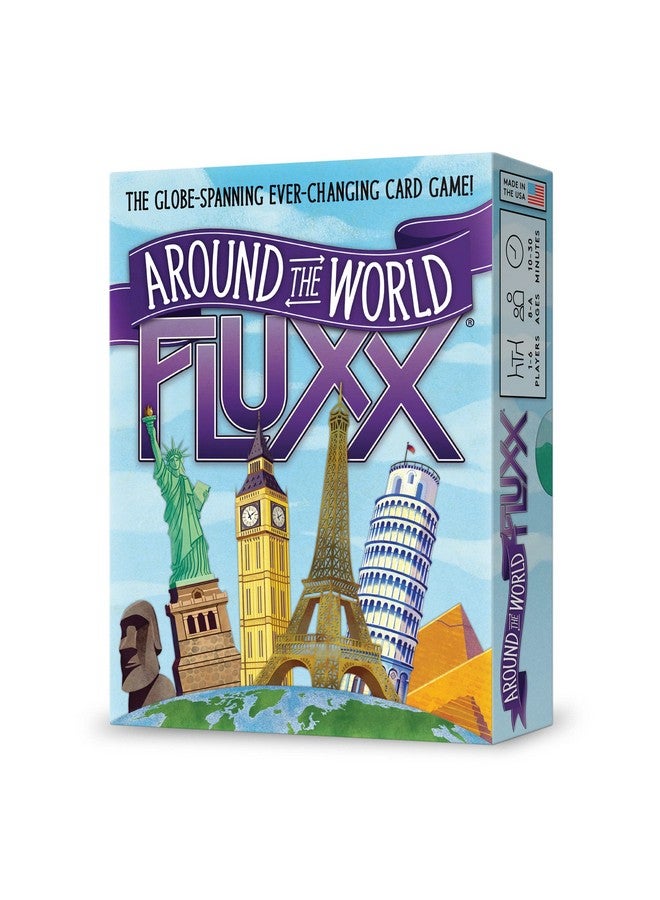 Looney Labs Looney Labs Around The World Fluxx Card Game - Worldwide Adventure with Dynamic Gameplay 