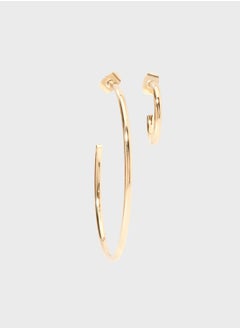 ONLY Pair Of 4 Hoop Earrings  - Image 2