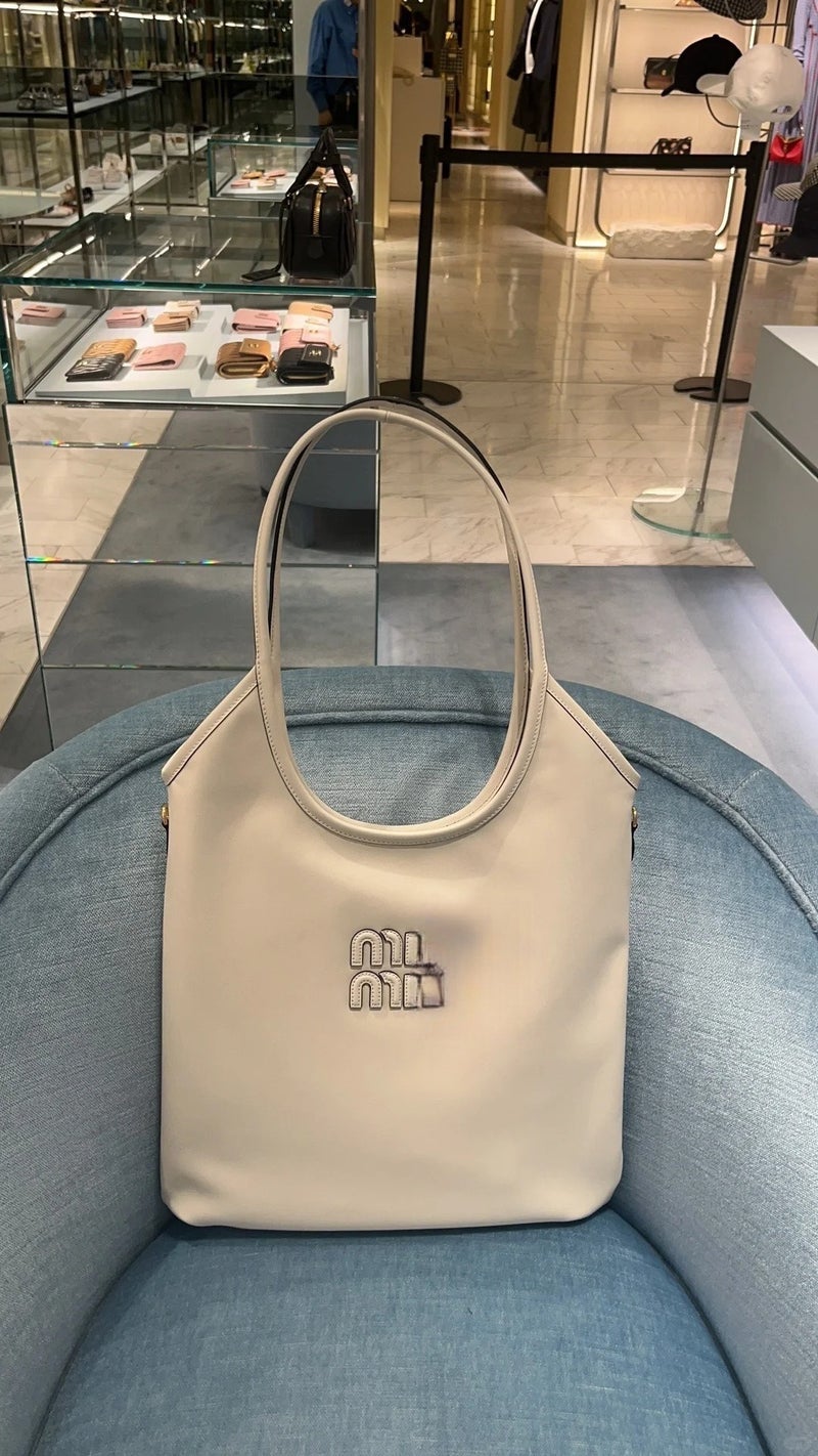 Miaojia Hobo Armpit Bag Genuine Leather Shoulder Bag Tote Vegetable Basket Shopping Bag Large Capacity Tote Bag - Image 1
