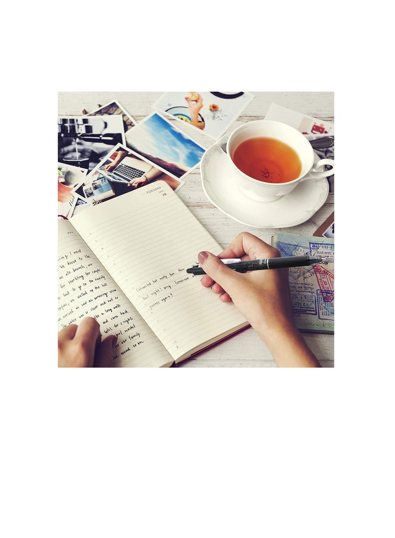 PILOT قلم حبر جاف فريكشن كليكر قابل للمسح مكون من 3 قطع برأس 0.5 مم وحبر أزرق - Image 3