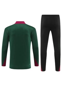 Generic Classic Men's Athletic 2Pcs Tracksuit Set Casual Full-Zip Sweatsuits Long Sleeve Jacket And Jogging Pants Set For Gym Workout Running  - Image 3