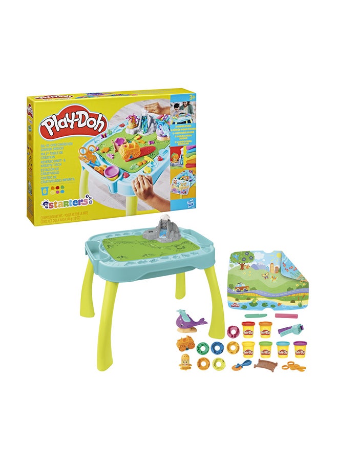 HASBRO - GAMING Play-Doh All-in-One Creativity Starter Station Activity Table - Image 1