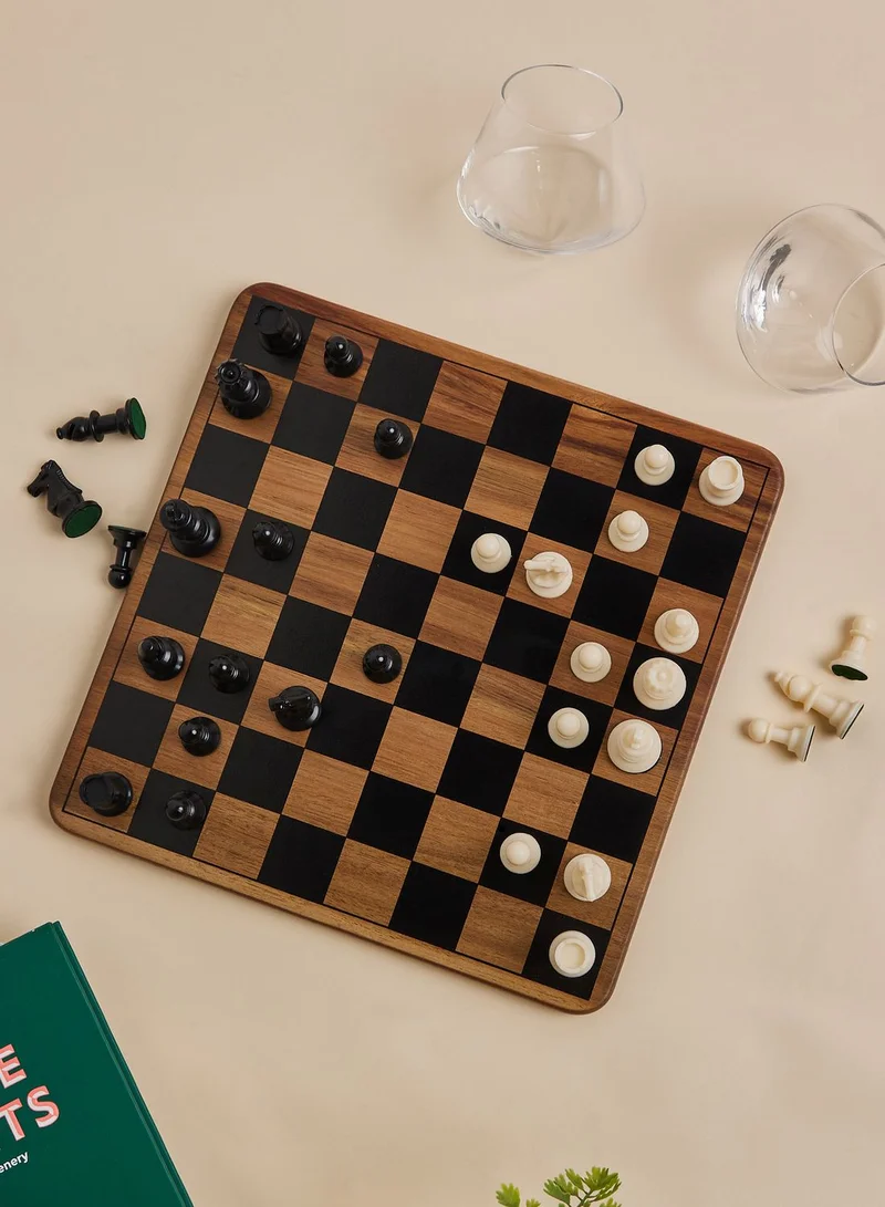 GENTLEMEN'S HARDWARE Acacia Wood Chess Set