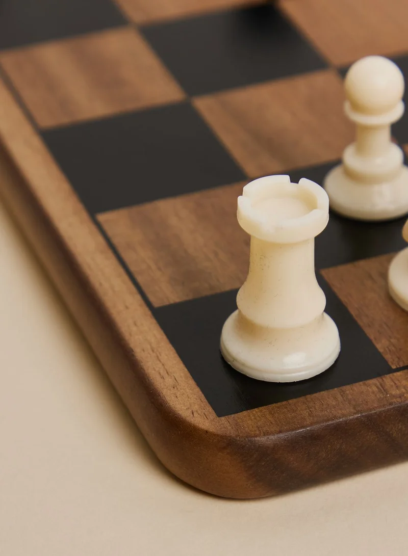 GENTLEMEN'S HARDWARE Acacia Wood Chess Set