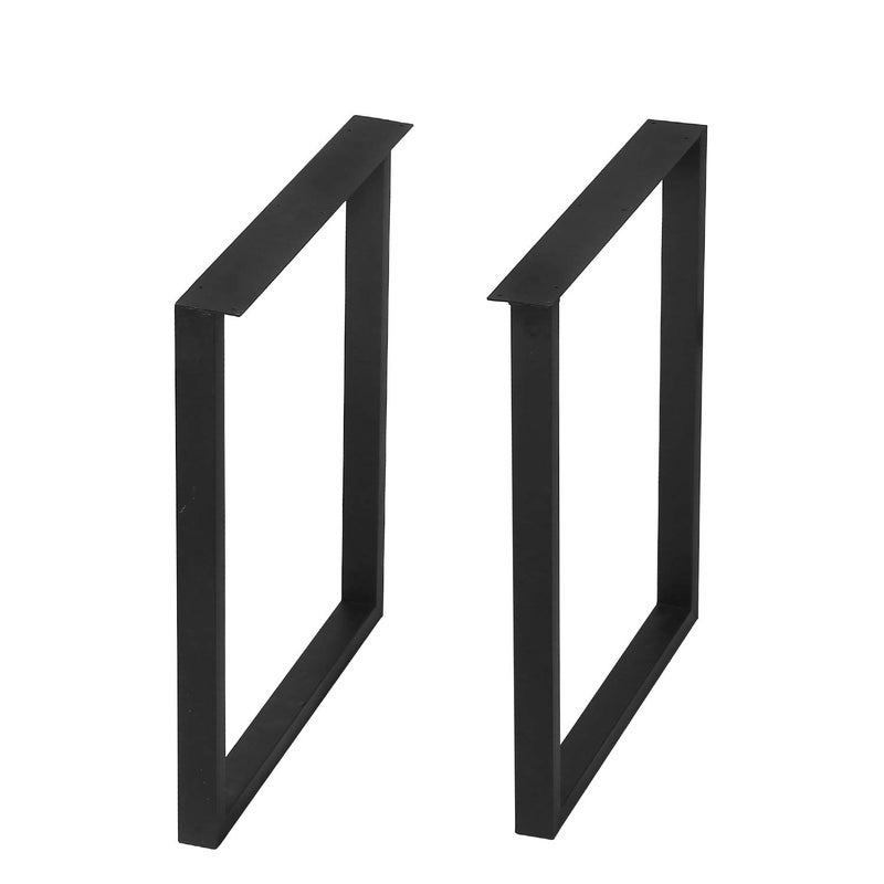 MBQQ Furniture Legs 28Height 24Wide Rustic Decory Square Tube Table LegsHeavy Duty Metal Desk LegsDining Table LegsIndustrial Modern DIY Iron Bench Legs