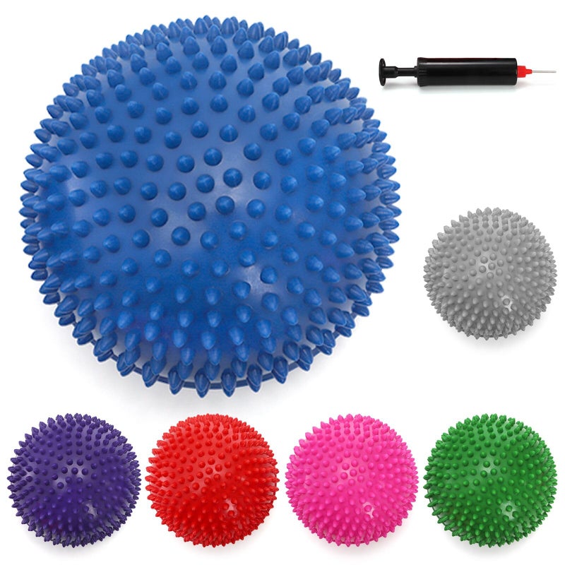 Fasmov Balance Pods Balancing Hedgehog Stability Balance Trainer Dots with Pump, Set of 6 - Image 2