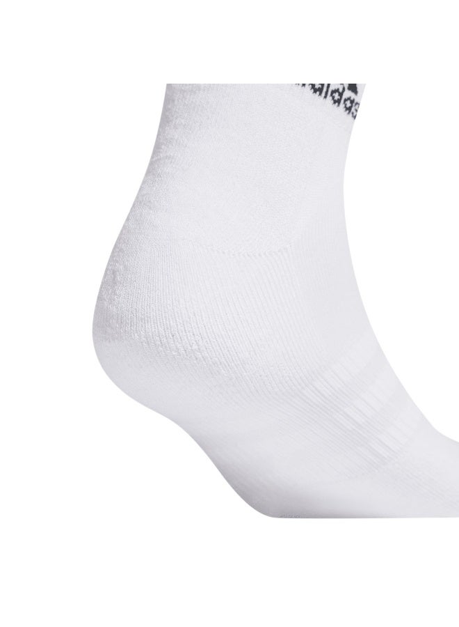 Adidas C Spw Ank 3P White Training Socks For Unisex 10K - 11.5K  - Image 4
