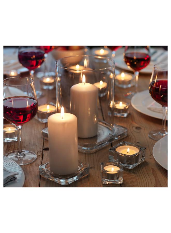 Zaboon Candle dish, clear glass, 10x10 cm - Image 3