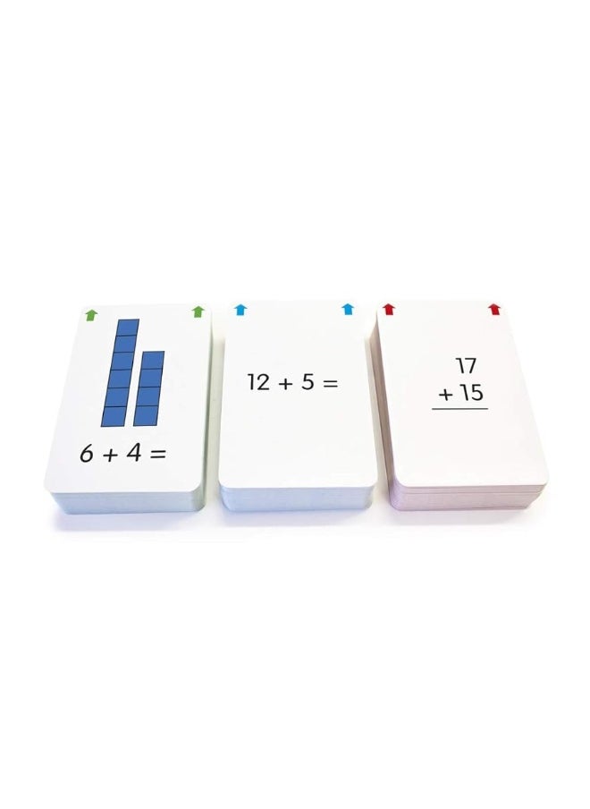 Junior Learning Junior Learning JL204 Addition Flashcards Medium  - Image 1