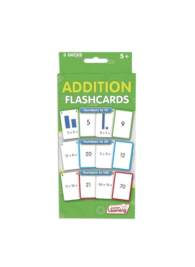Junior Learning Junior Learning JL204 Addition Flashcards Medium  - Image 4
