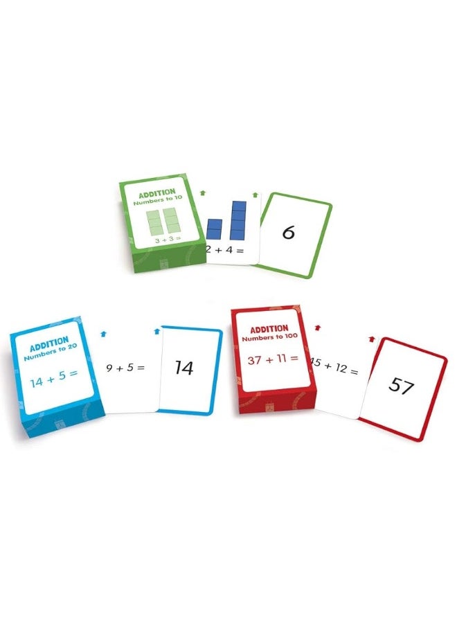 Junior Learning Junior Learning JL204 Addition Flashcards Medium  - Image 2