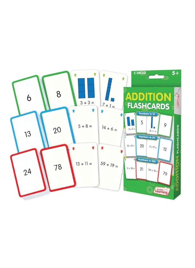 Junior Learning Junior Learning JL204 Addition Flashcards Medium  - Image 3