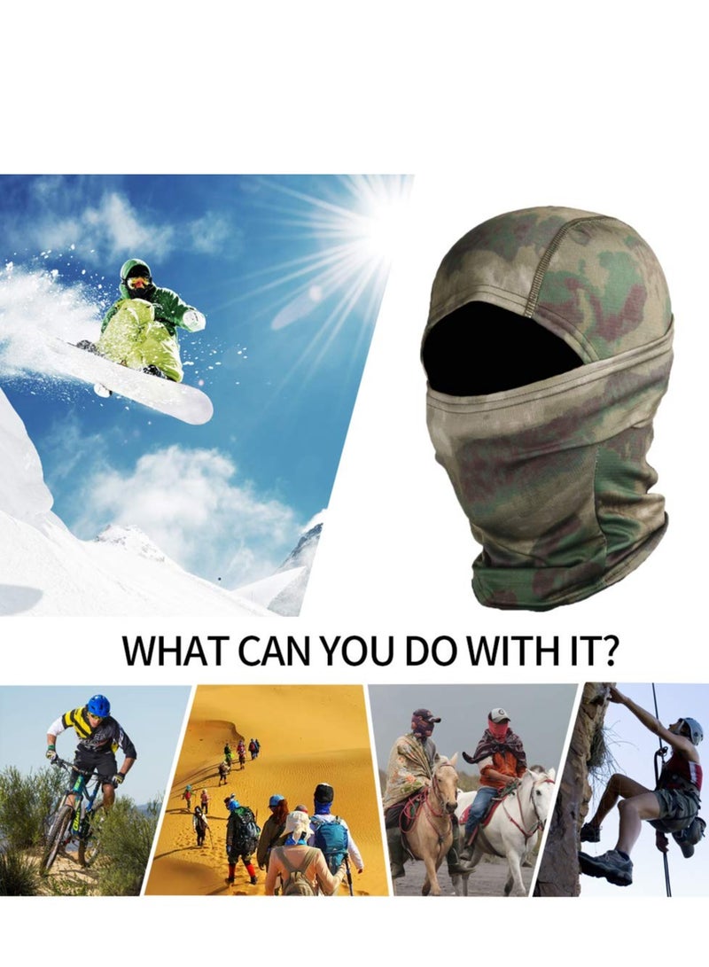 Daytoyz Balaclava Face Mask UV Protection Windproof Hood Tactical Mask for Ski Cycling Outdoor Fishing Hunting Camo  - Image 4