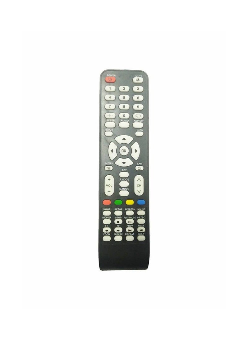 Universal Tv Screens Remote Control Black