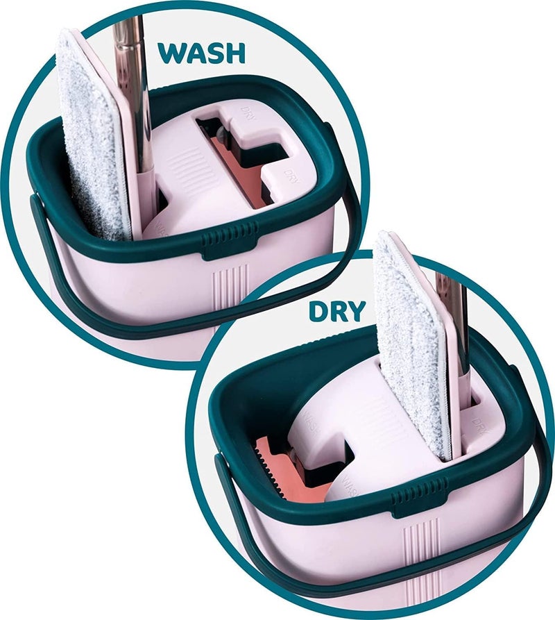 York handy wringing flat mop with bucket - Image 3