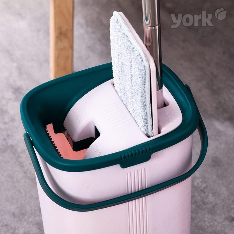 York handy wringing flat mop with bucket - Image 4