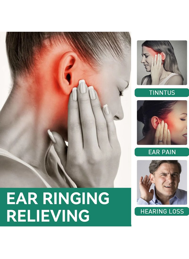 EELHOE قطرات تخفيف طنين الأذن، علاج طبيعي عضوي لطنين الأذن، زيت علاج طبيعي عضوي لطنين الأذن، زيت طنين الأذن للمساعدة في إيقاف طنين الأذن، يخفف الألم، (30 مل) - Image 3