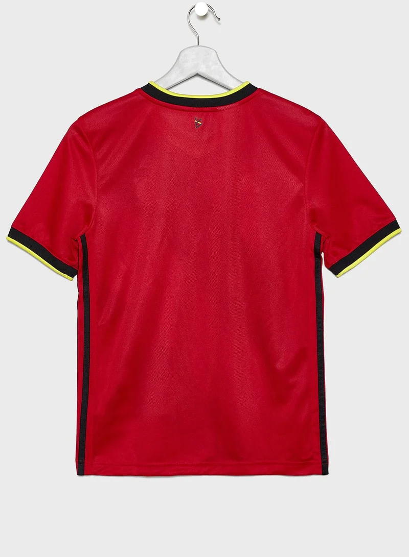 Adidas Youth Belgium Home Jersey