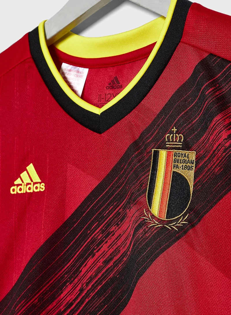 Adidas Youth Belgium Home Jersey