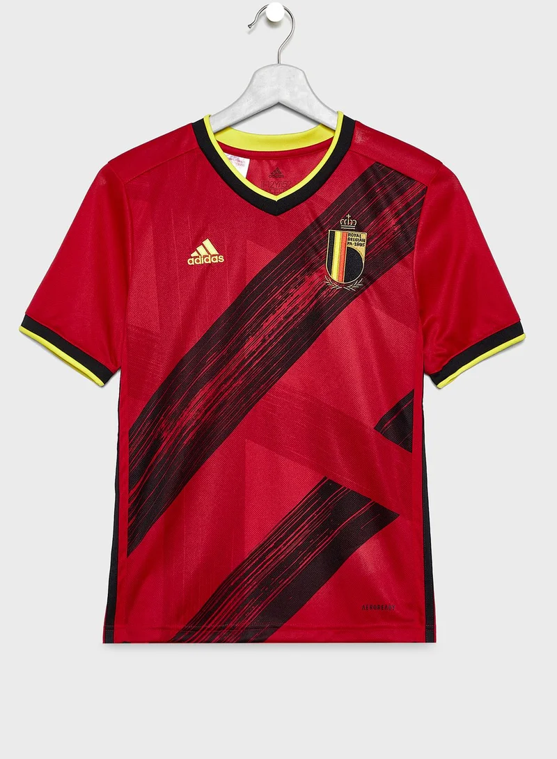Adidas Youth Belgium Home Jersey