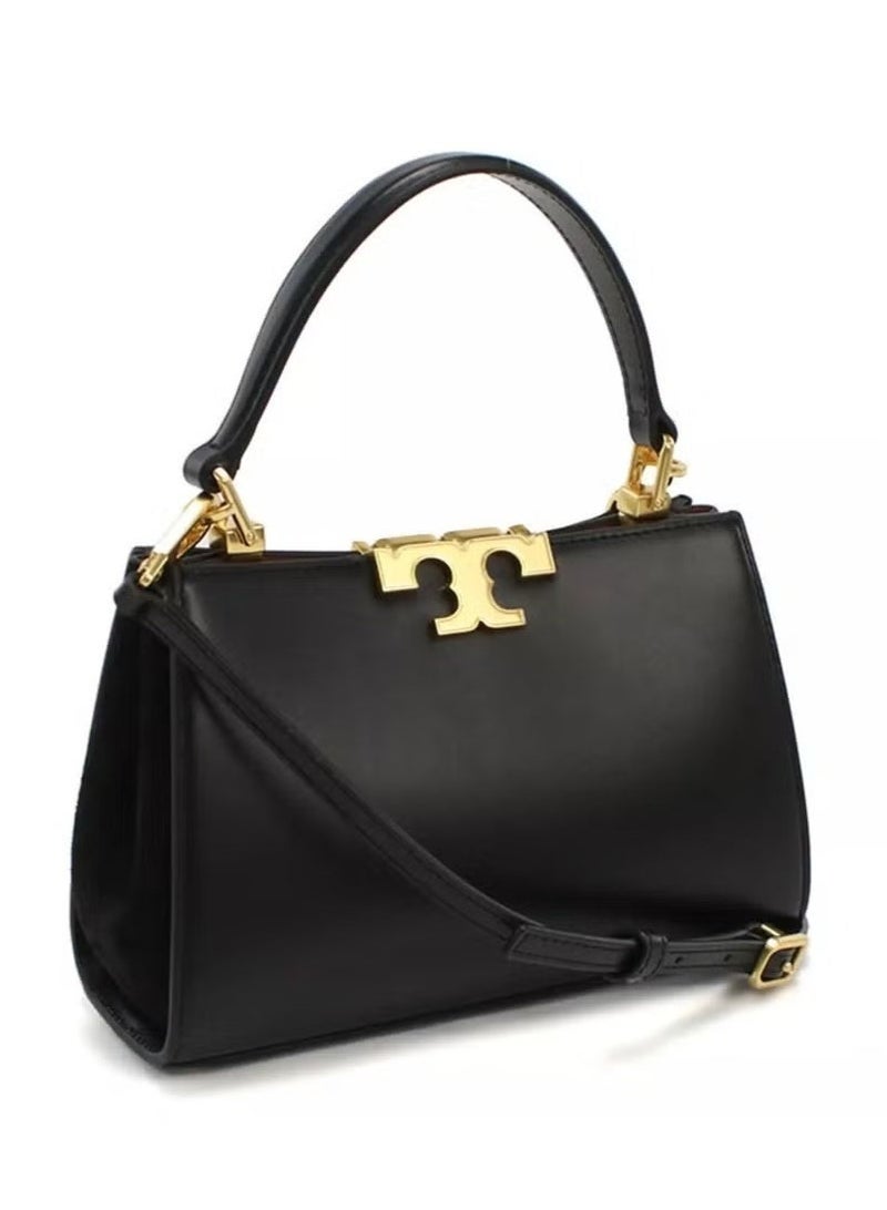 Burch Tory Burch Eleanor Leather Suede Trimmed Shoulder Crossbody Tote Bag - Image 2