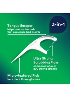 Dentek DenTek Triple Clean Advanced Clean Floss Picks, No Break & No Shred Floss, 150 Count, (Packaging May Vary)  - Image 4