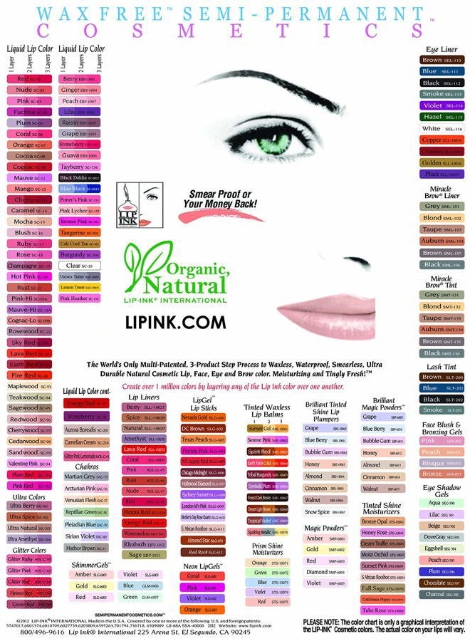 LIP INK 100% Smearproof Trial Lip Kits, Red - Image 4
