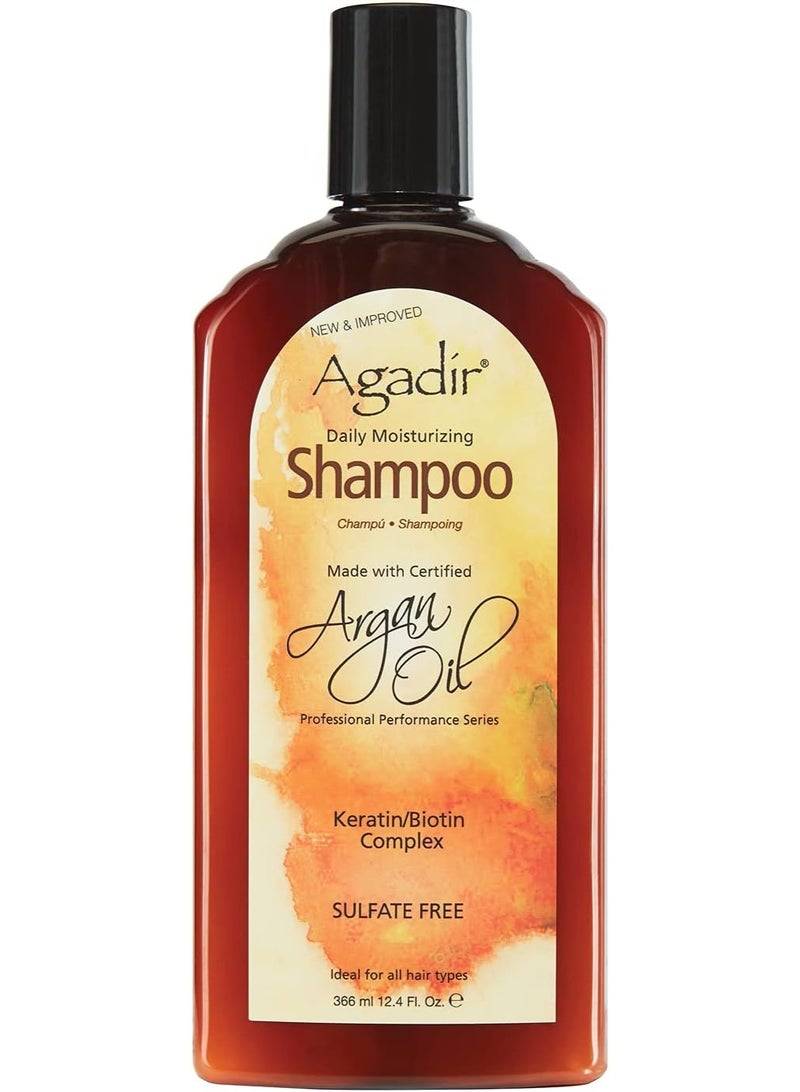 Agadir Argan Oil Shampoo – Daily Moisturizing & Shine Boost for Dry, Damaged Hair | Sulfate & Paraben Free (moisturizing) - Image 1