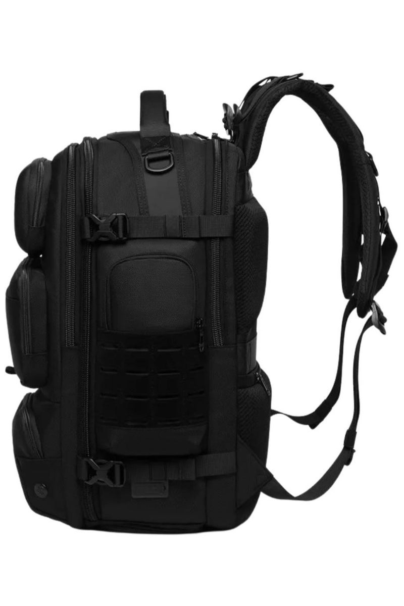 OZUKO 9842S Travel Laptop Backpack – USB Port, Water-Resistant, Black - Image 3