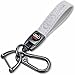 TACOMA Genuine Leather Car Keychain for Audi A3 RS3 A4 A5 A6 A7 RS7 A8 Q3 Q5 Q7 R8 Key Chain for Men and Women Family Present Key Ring AccessoriesWhite - Image 2