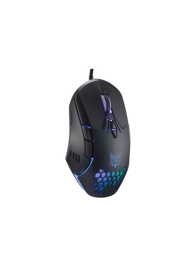 ONIKUMA CW902 Wired gaming mouse with 3200DPI RGB lighting 7 programmable buttons ergonomic lightweight design and high-precision optical sensor. - Image 4