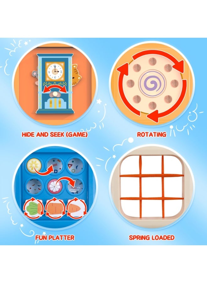 Montessori Toys for 1+ Years Old, Busy Board for Toddlers 1-3, Educational Activities Sensory Toys Travel Toys for Toddlers Christmas Birthday Gifts for Boys Girls - Image 4