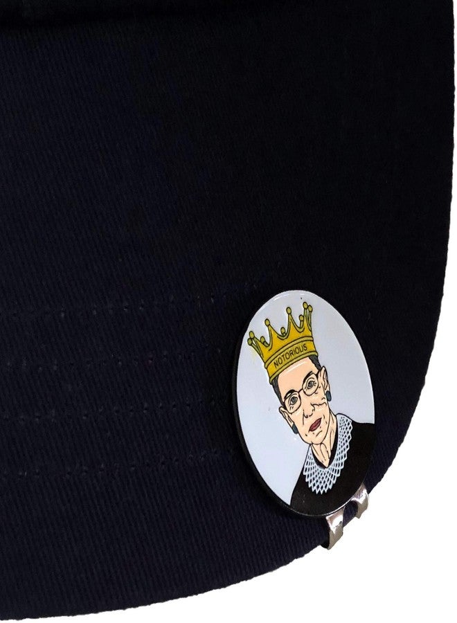 Balanced Co. Ruth Bader Ginsburg Golf Hat Clip with Enamel Magnetic Ball Marker - Image 2