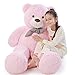 Poutmac Big Pink Teddy Bear 4Ft Giant Stuffed Animal Plush Toy for Girlfriend Women Kids for Valentines Christmas Birthday - Image 4
